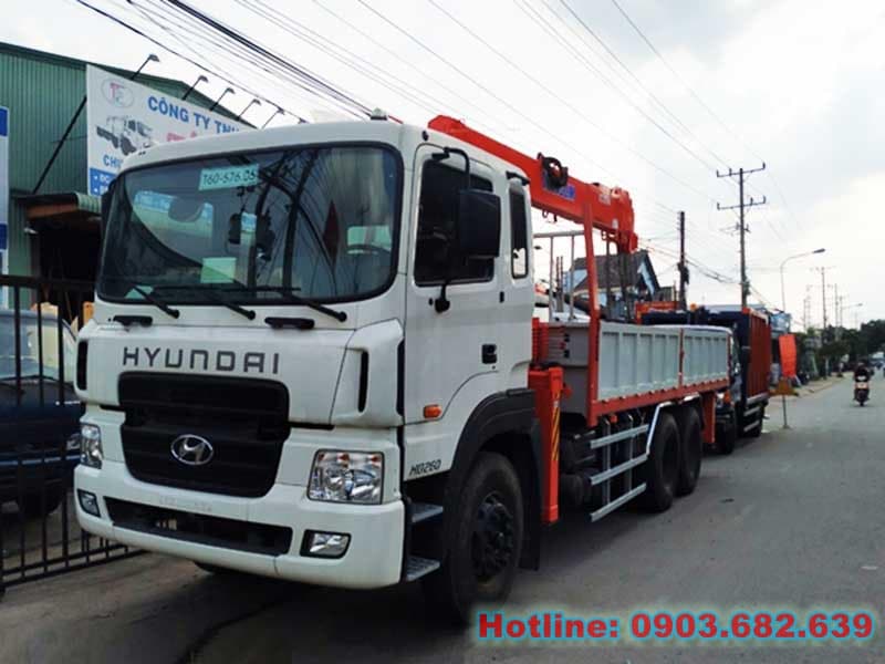 Xe Cẩu HUYNDAI 9 Tấn HD260 Gắn Cẩu KANGLIM KS2056 2