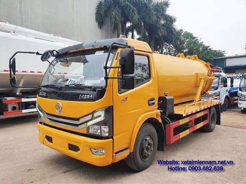 Xe Hút Chất Thải Dongfeng 6 Khối Nhập Khẩu