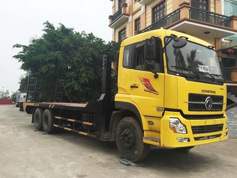 Xe Nâng Đầu Dongfeng 3 Chân-Chở Xe Công Trình