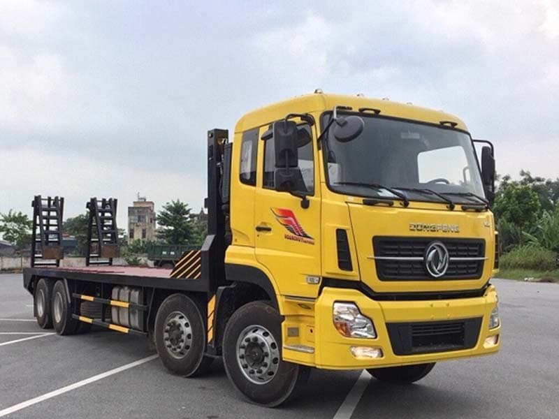 Xe Nâng Đầu Dongfeng 4 Chân Chở xe Công Trình