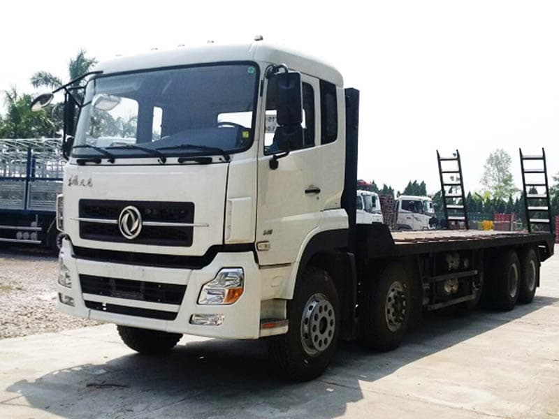 Xe Nâng Đầu Dongfeng Hoàng Huy 5 chân- Chở Xe Công Trình