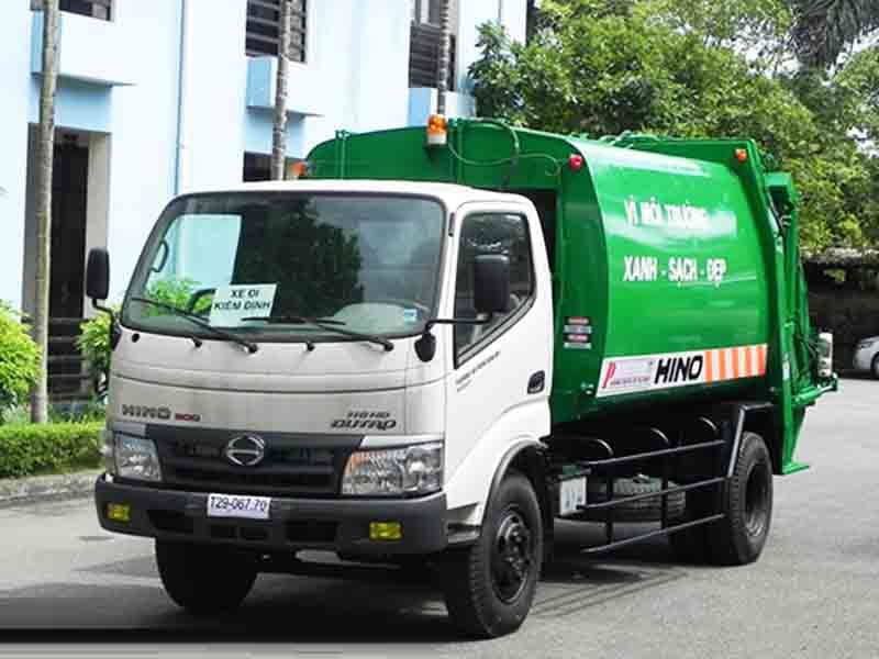 Xe Ép Rác Hino 6 Khối-Hino Dutro 4
