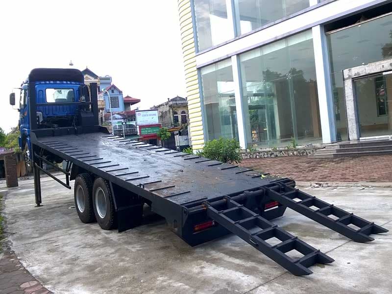 Xe Nâng Đầu Chở Máy Công Trình Thaco Auman 3 Chân 3