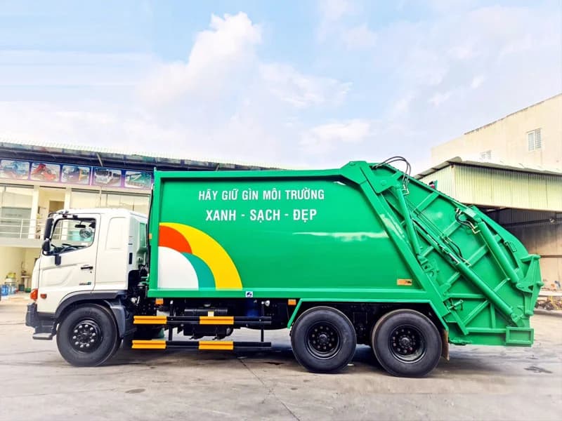 Xe Ép Rác HINO 21 Khối-FM8