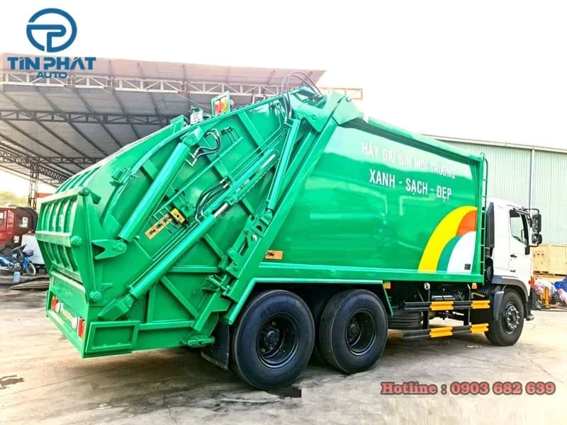 Xe Ép Rác HINO 21 Khối-FM8 2
