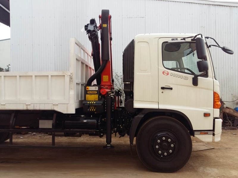 Xe Tải Hino Gắn Cẩu Gập-PALFINGER 12 TẤN 4