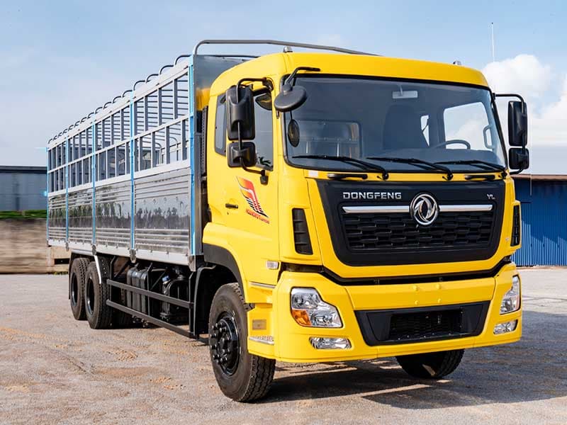 Xe Tải Dongfeng 3 Chân 13 Tấn Thùng Mui Bạt 2
