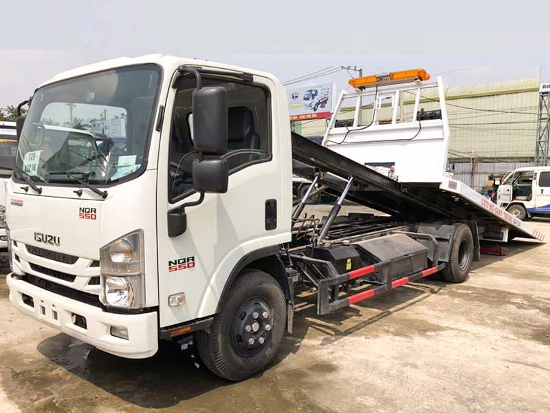 Xe tải Isuzu 3.5 Tấn Sàn Trượt Chở Xe NQR75ME4 3