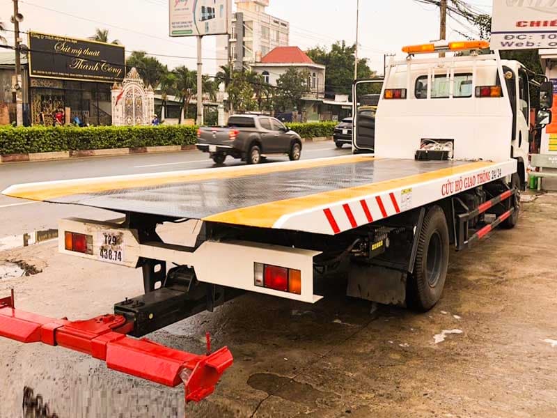 Xe tải Isuzu 3.5 Tấn Sàn Trượt Chở Xe NQR75ME4 2