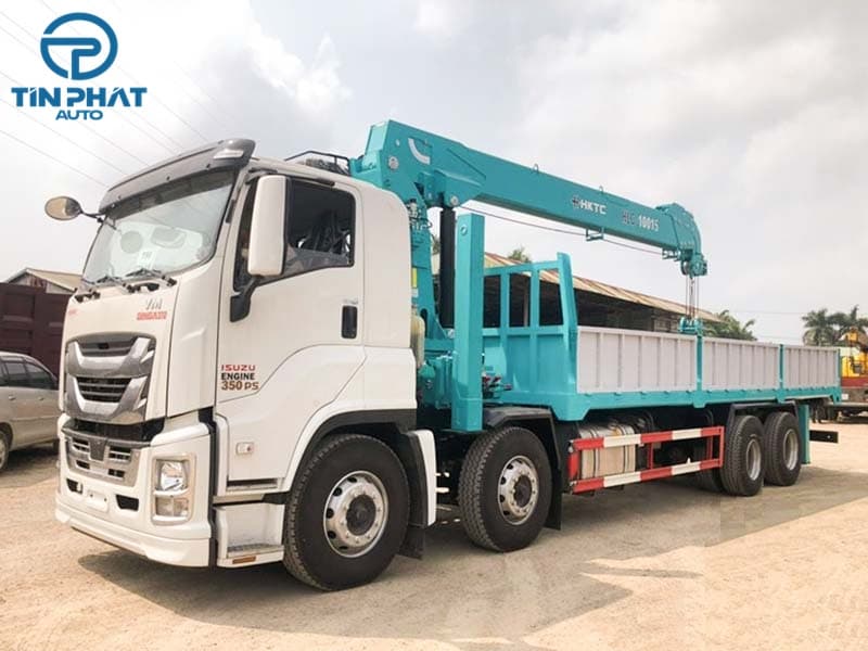 Xe Tải Isuzu Giga 4 Chân Gắn Cẩu 10 Tấn 2