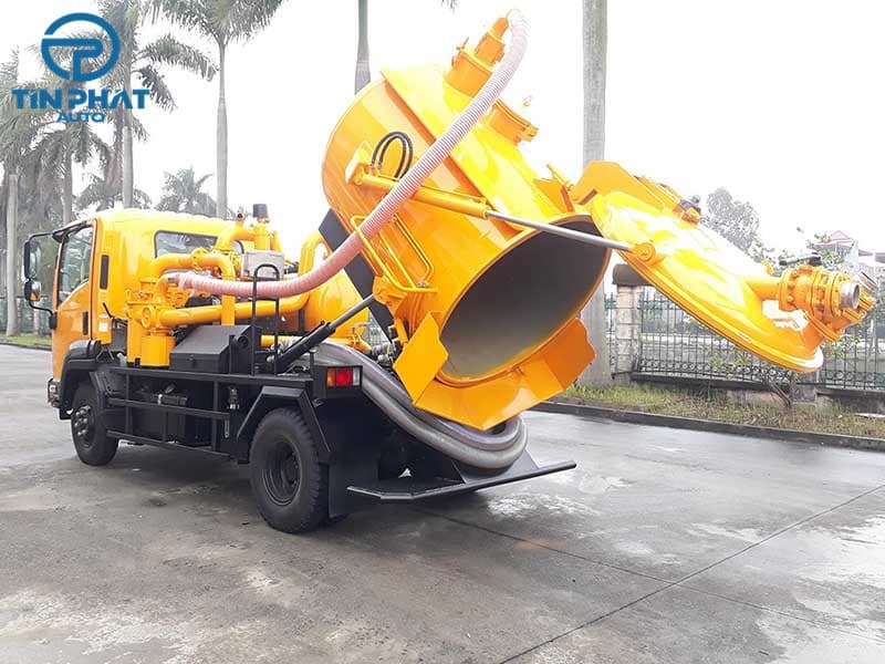 Xe Hút Chất Thải Isuzu 3 Khối 5