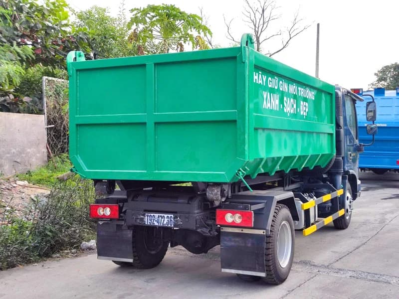 Xe Chở Rác Thùng Rời Hooklift 6 Khối 4