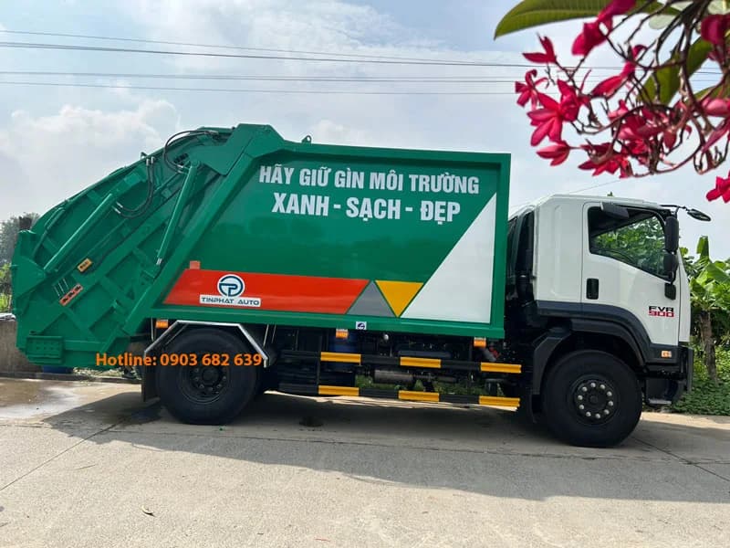Xe Ép Rác 14 Khối ISUZU FVR-E5 3