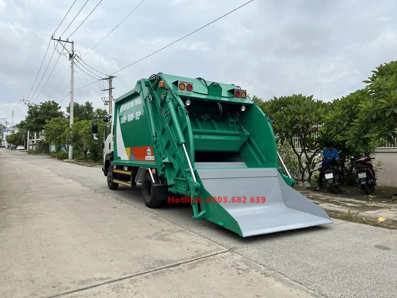 Xe Ép Rác 9 Khối Isuzu FRR90 4