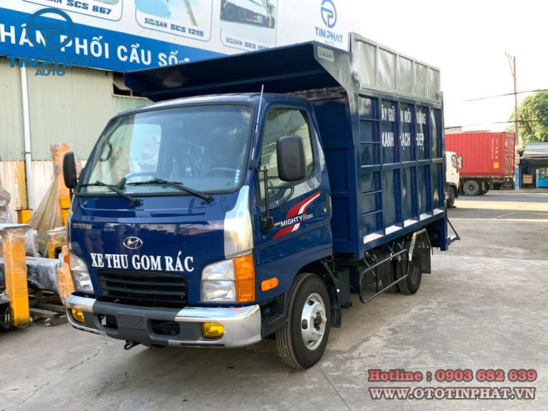 Xe Thu Gom Rác 8 Khối HYUNDAI N250 4