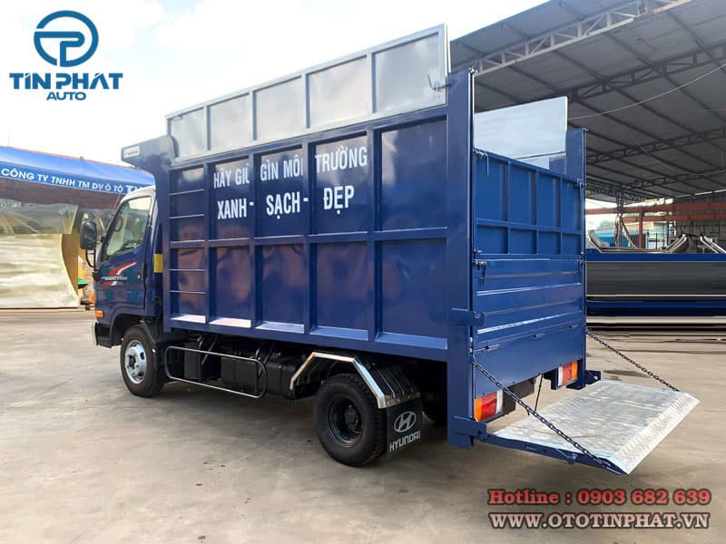 Xe Thu Gom Rác 8 Khối HYUNDAI N250 3