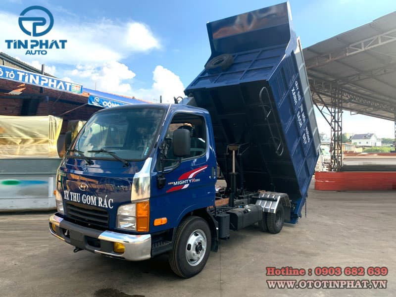 Xe Thu Gom Rác 8 Khối HYUNDAI N250 5