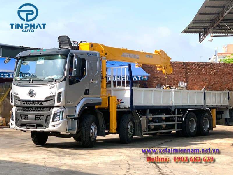 Xe Chenglong 4 Chân Gắn Cẩu Soosan 12 Tấn 3
