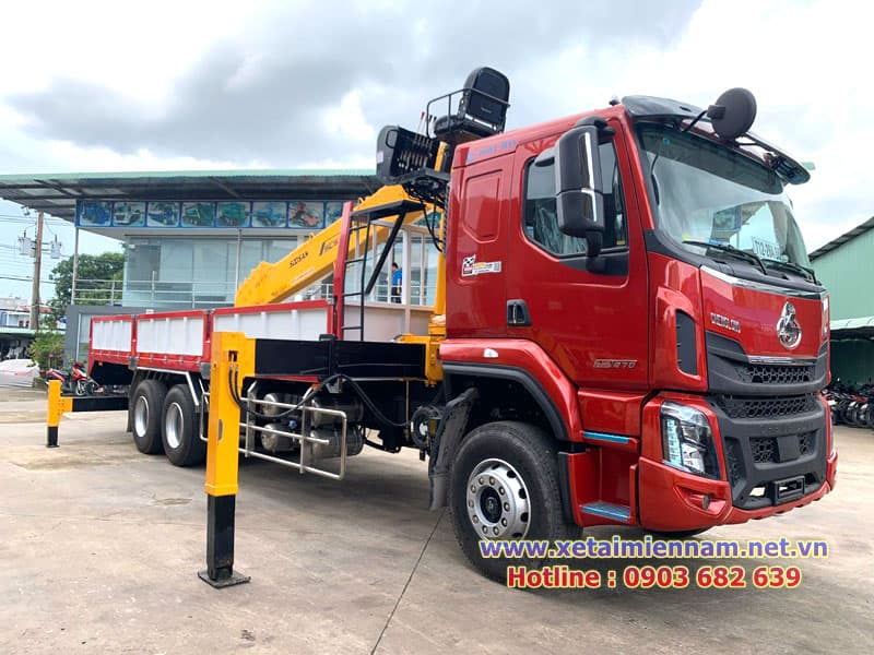 Xe Chenglong 3 Chân Gắn Cẩu Soosan 9 Tấn 8