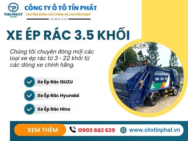 Xe Ép Rác Hyundai 3.5 Khối 2