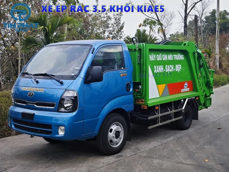 Xe Ép Rác 3 Khối KIA K250
