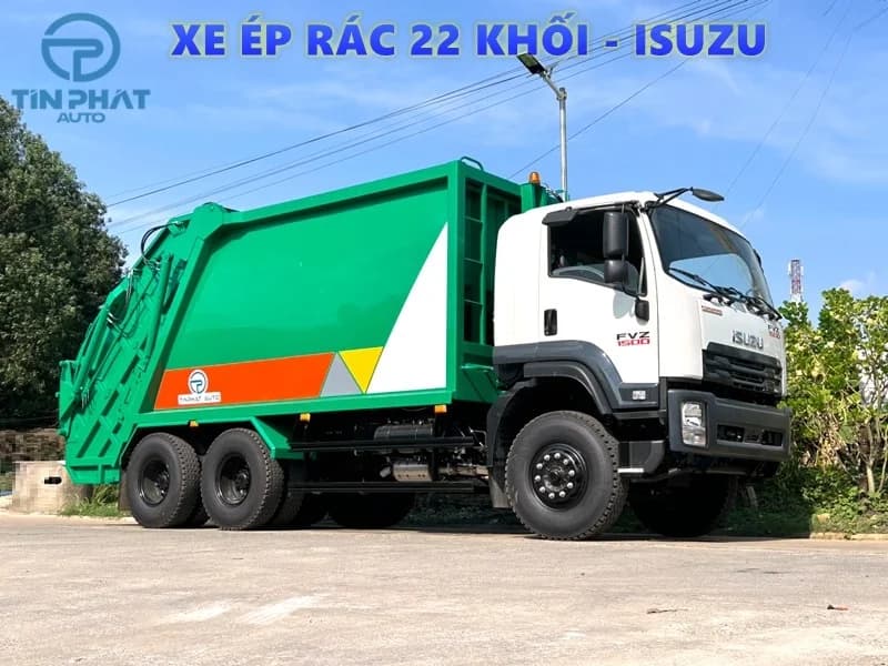 Xe Ép Rác 22 Khối ISUZU FVZ 5