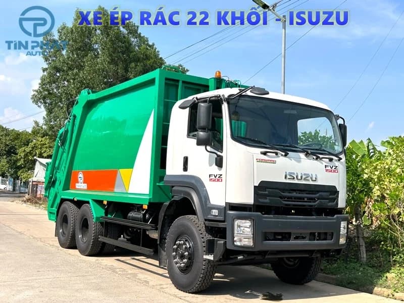 Xe Ép Rác 22 Khối ISUZU FVZ 4