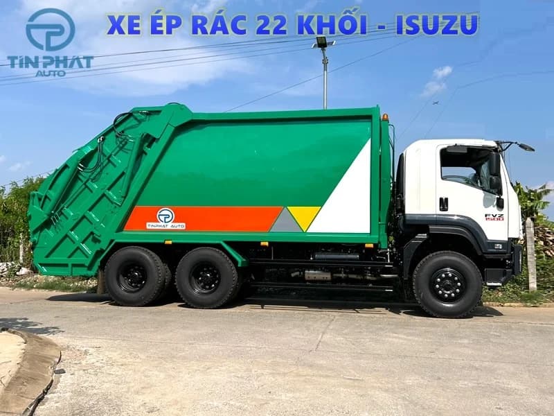 Xe Ép Rác 22 Khối ISUZU FVZ 3