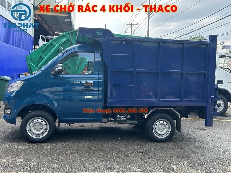 Xe Chở Rác 4 Khối Thaco 3