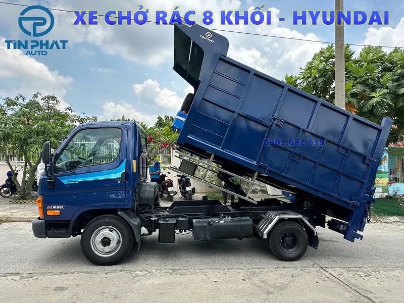 Xe Chở Rác 8 khối Hyundai E5 4