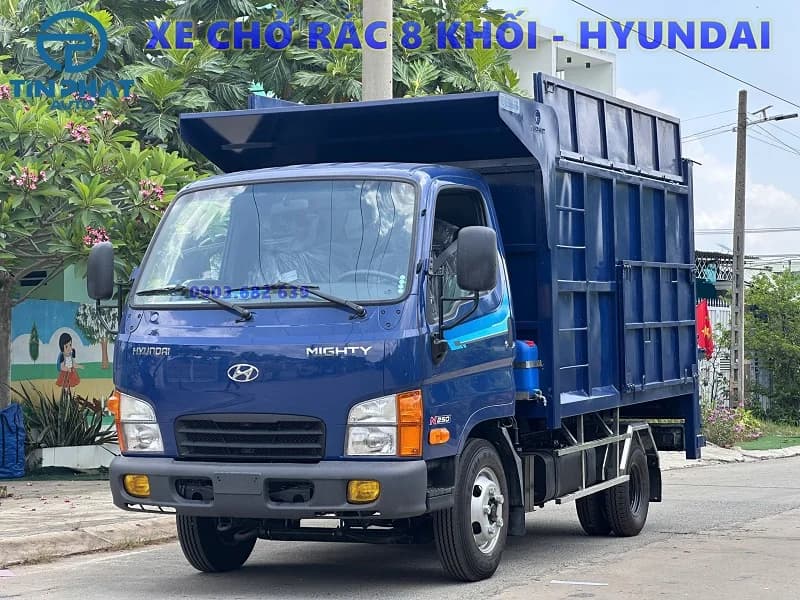 Xe Chở Rác 8 khối Hyundai E5