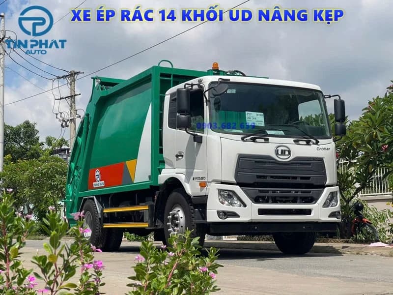 Xe Ép Rác 14 Khối UD TRUCKS