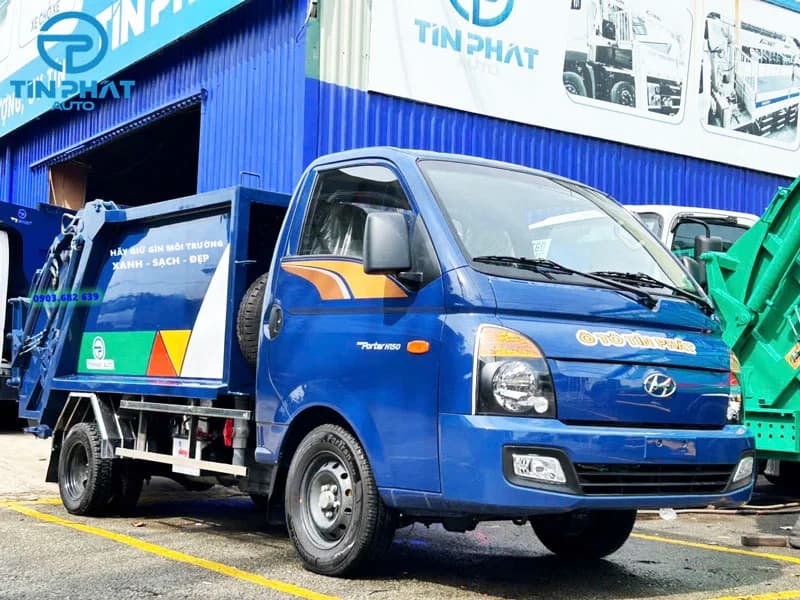 Xe Ép Rác Hyundai-2 Khối