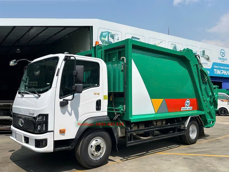 Xe Ép Rác 12 Khối Thaco 4
