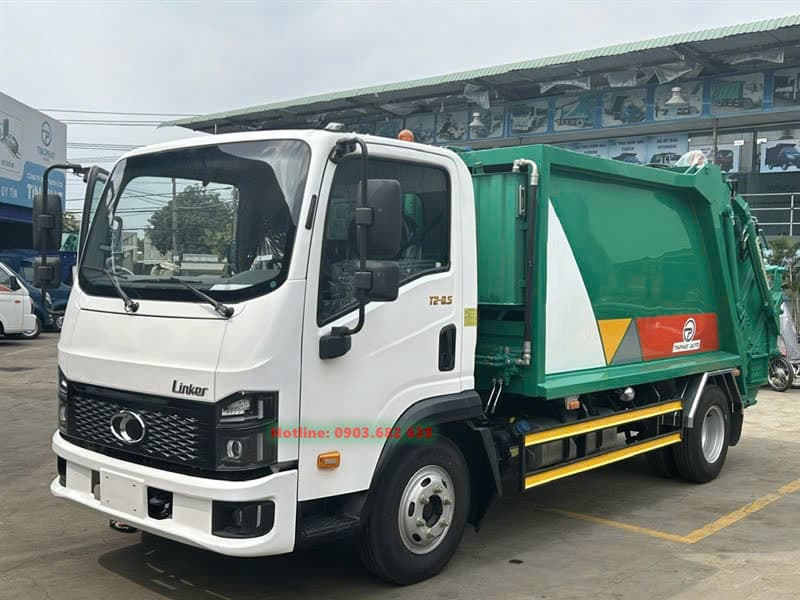 Xe Ép Rác 6 Khối Thaco 2