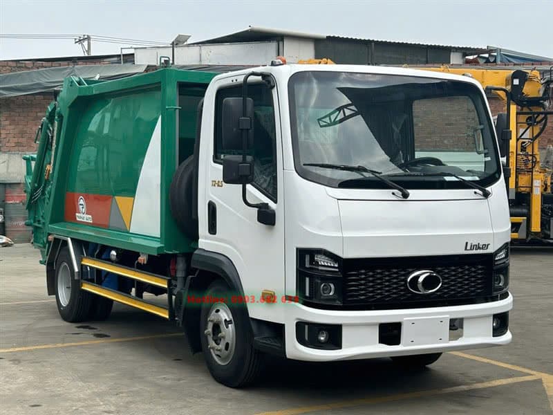 Xe Ép Rác 6 Khối Thaco