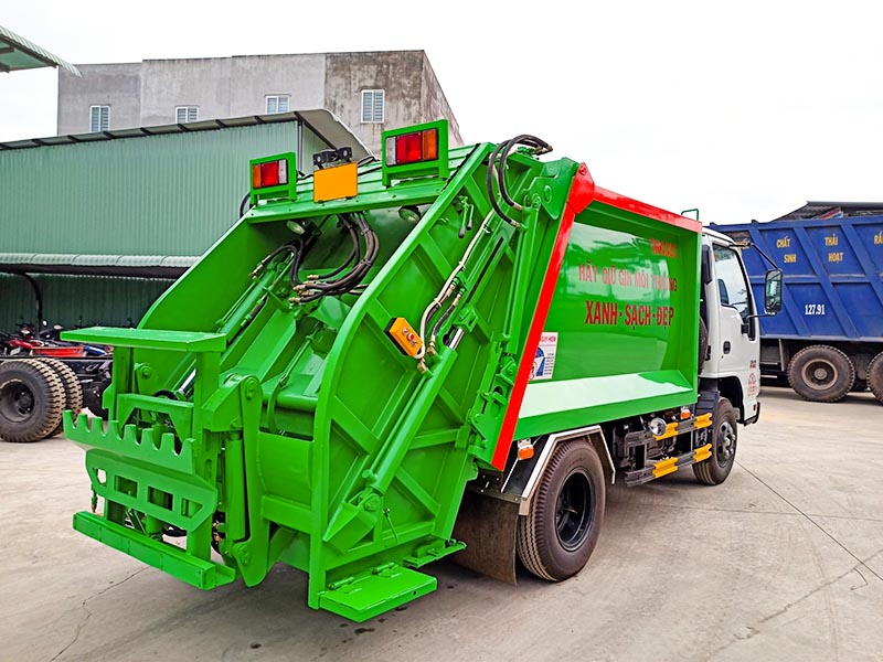 xe ép rác isuzu 3 khối