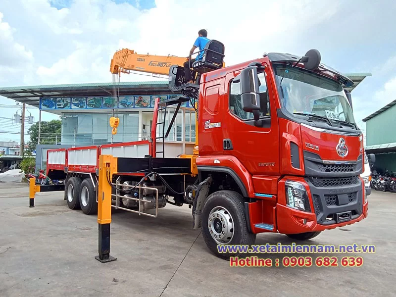 TOP 5 mẫu Xe Cẩu Bán chạy nhất hiện nay