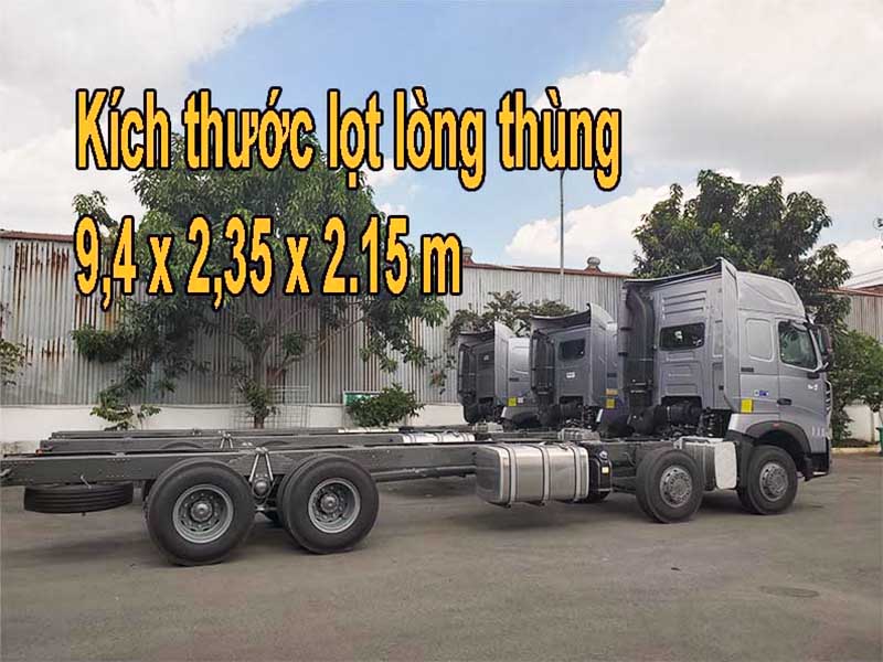 Xe Tải Thùng HOWO 4 Chân 