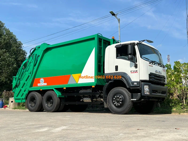 Xe Ép Rác Isuzu 22 Khối FVZ