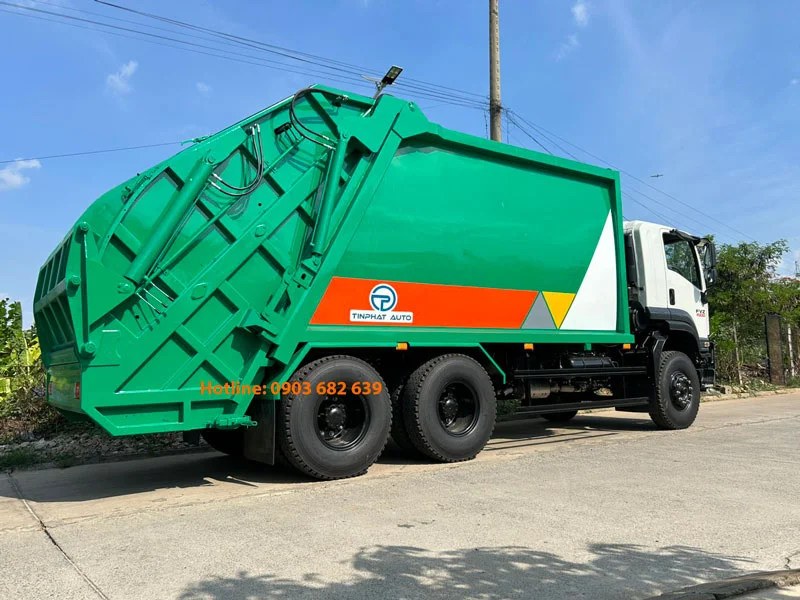 Xe Ép Rác Isuzu 22 Khối FVZ