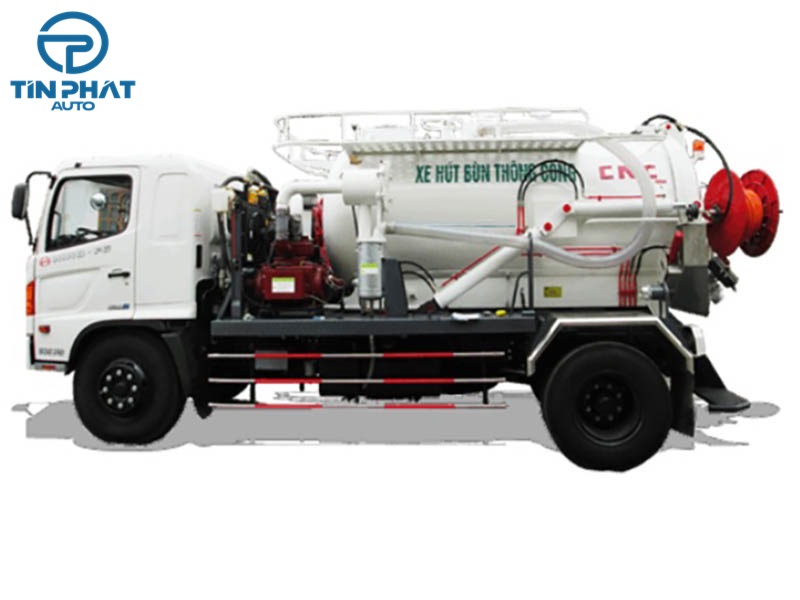 Xe Hino Hút Bùn thông cống