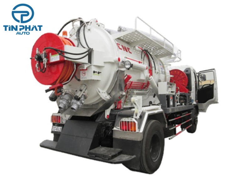Xe Hino Hút Bùn thông cống