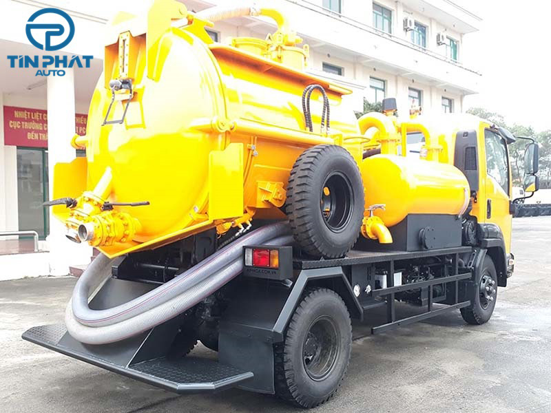 Xe Hút Chất Thải Isuzu 3 Khối