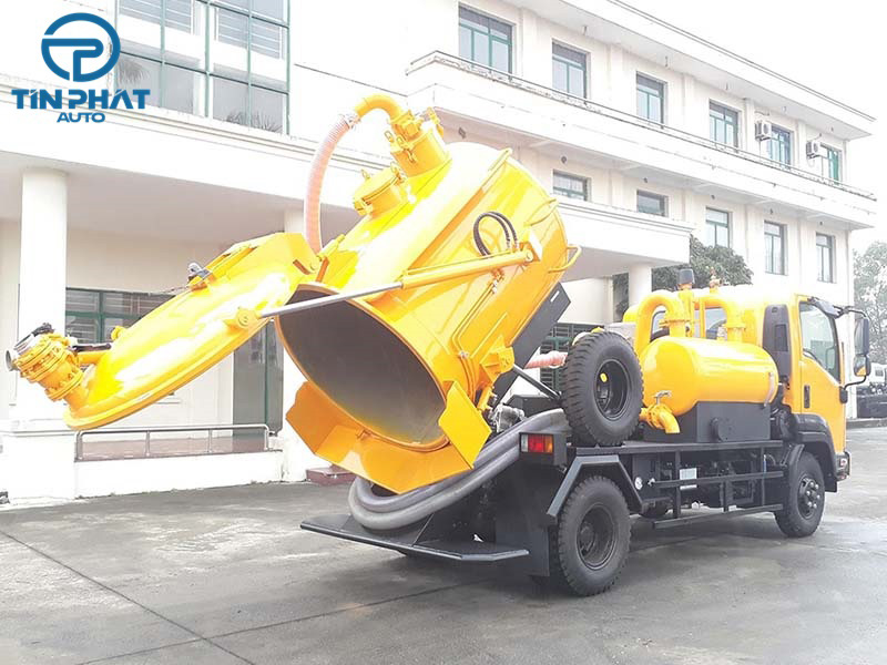 Xe Hút Chất Thải Isuzu 3 Khối