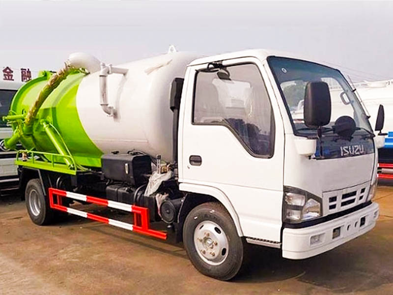 Xe hút chất thải isuzu 3 khối