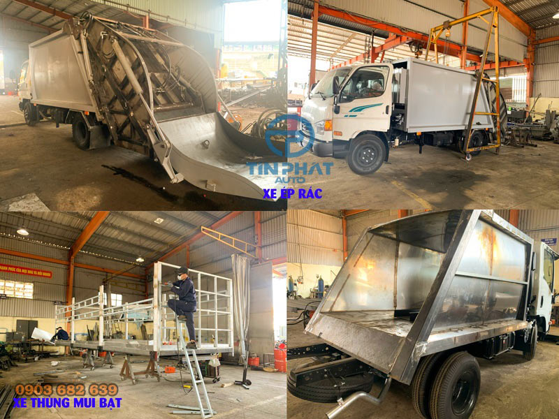 Cải tạo hoán cải thùng xe.