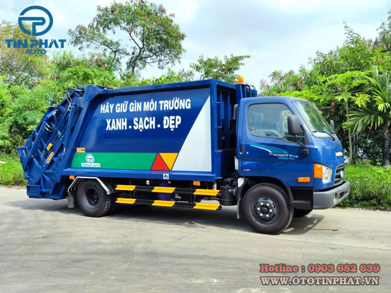 Xe ép rác Hyundai 9 khối