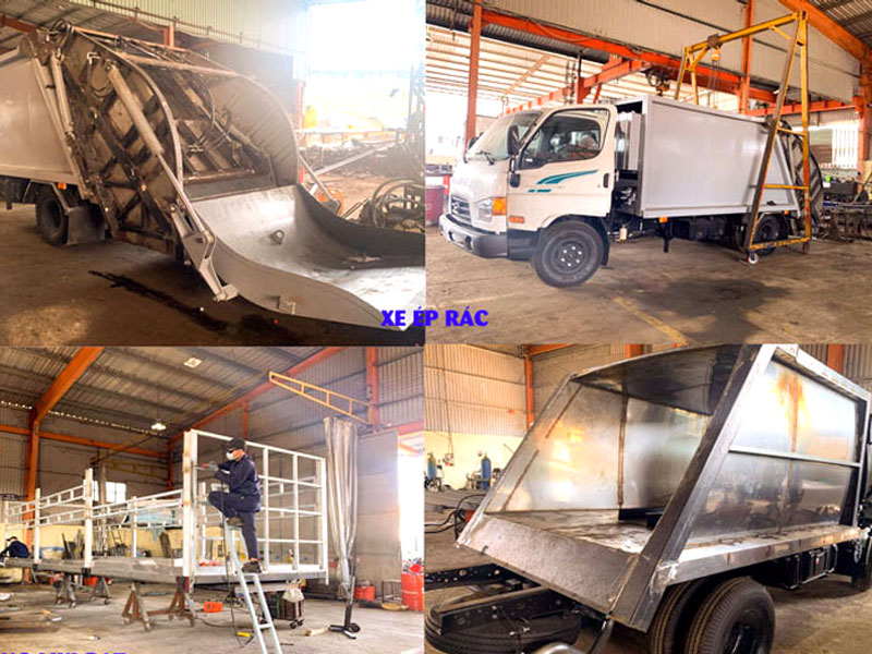 sửa xe ép rác 