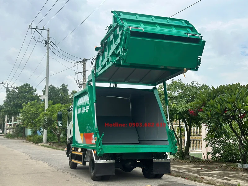 Xe Ép Rác 9 Khối Isuzu FRR90